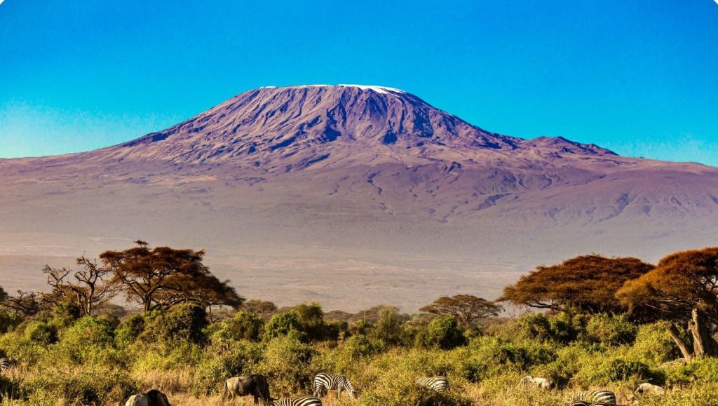 Kilimanjaro above the plains of Amboseli